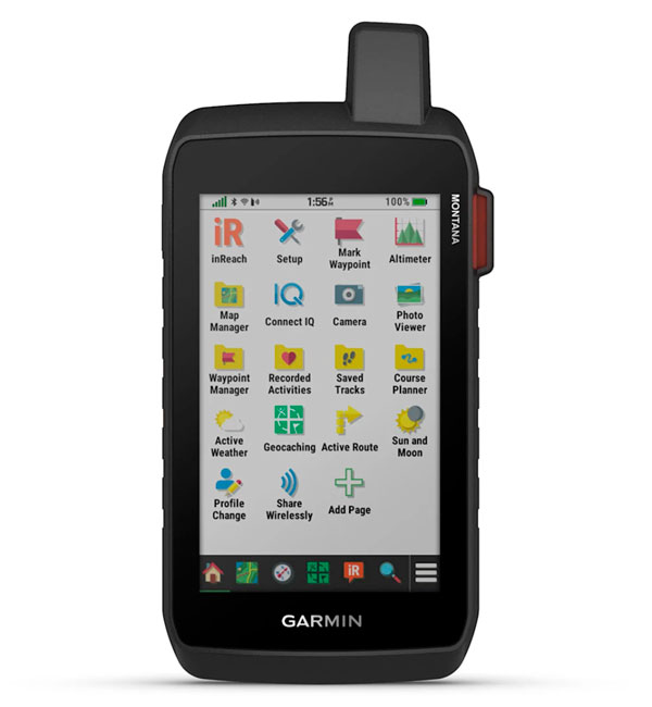 Garmin Montana 760i med europisk oversigtskort