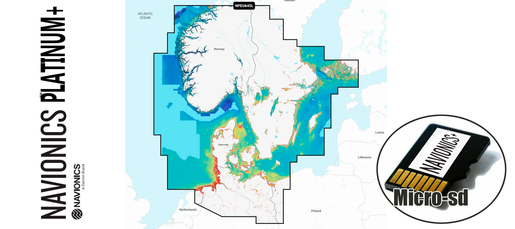 Navionics Platinum+ Large NPEU645L  - Danmark