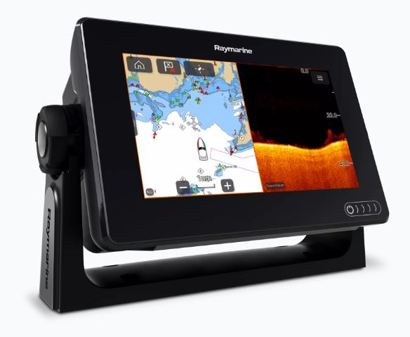 Raymarine Axiom 7DV, CPT-S transducer, Lighthouse 