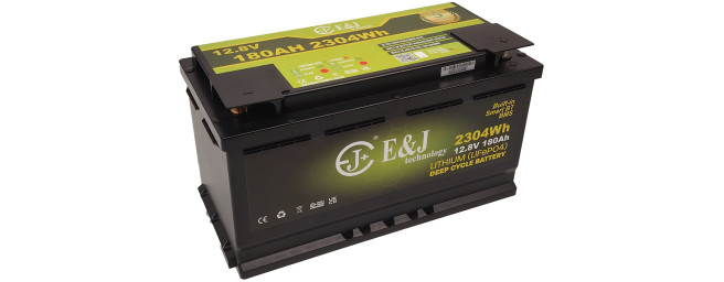 E&J Lithium 12V 180AH BT & Heat