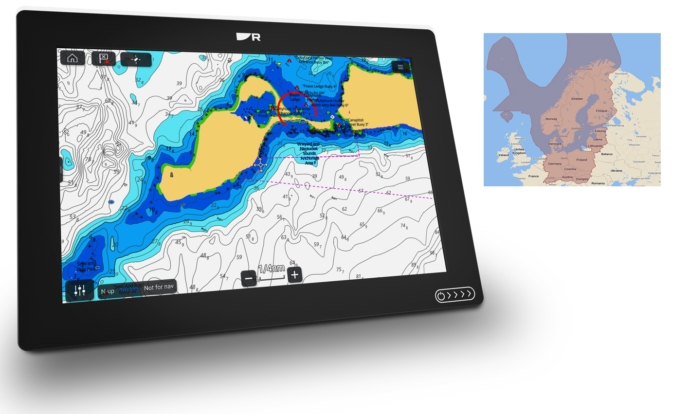 Raymarine Axiom+ 12 skortpl. m/lighthouse skort