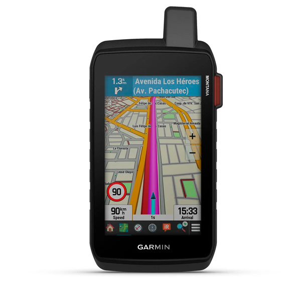 Garmin Montana 710i med europisk oversigtskort