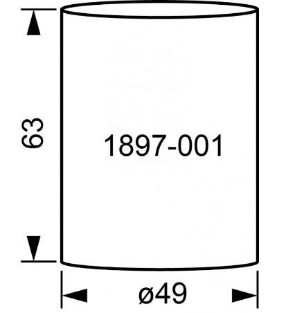 Glas til minelampe - 220mm