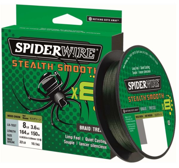 Spiderwire Stealth Smooth 8 Moos Green 0.09mm